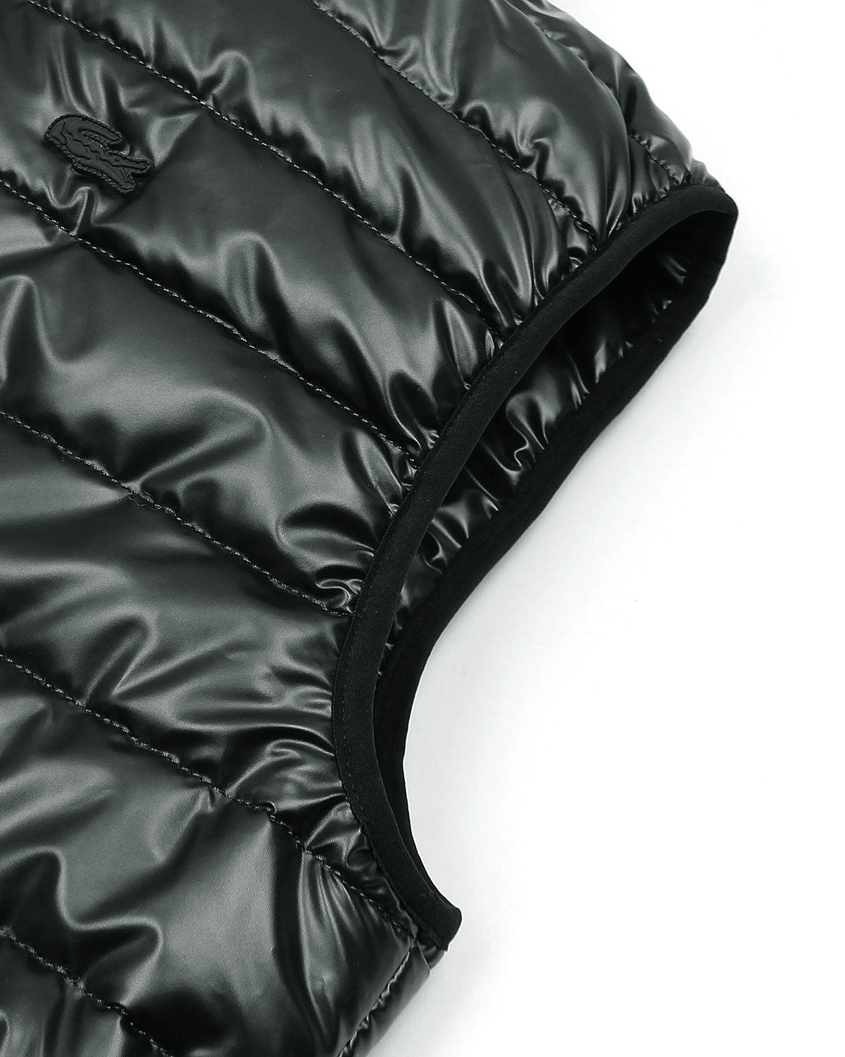 Premium Mens Quilted Nylon L-C-O-S-T Gillet - Black