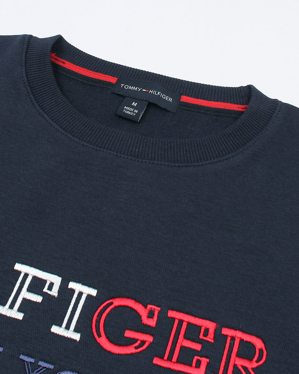 Premium Mens Flag Tommy Sweat - Navy Blue