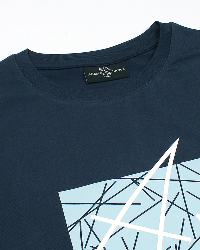 A/X World Design Tee - Navy Blue