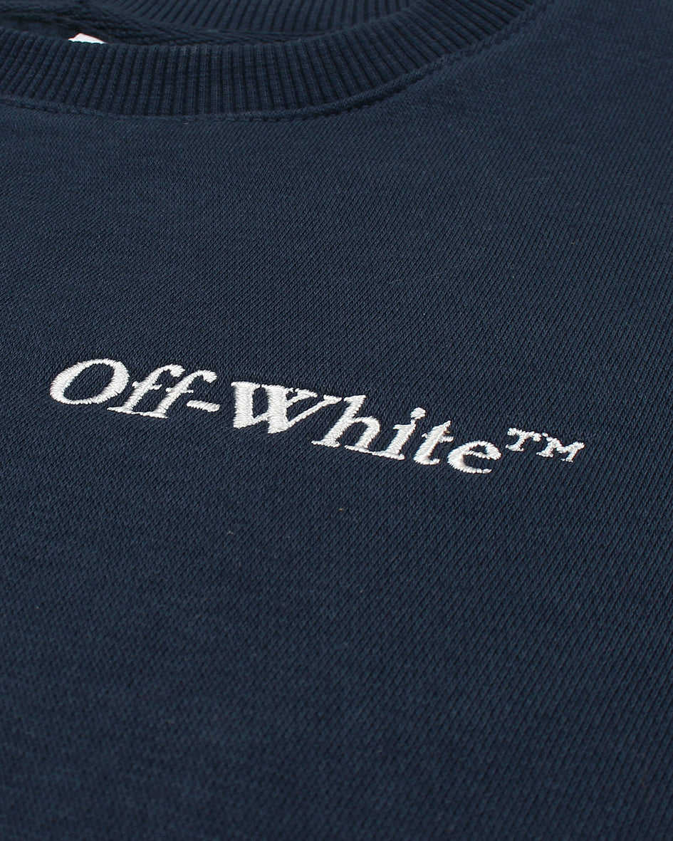 Premium Off-W Boys Sweat - Navy Blue