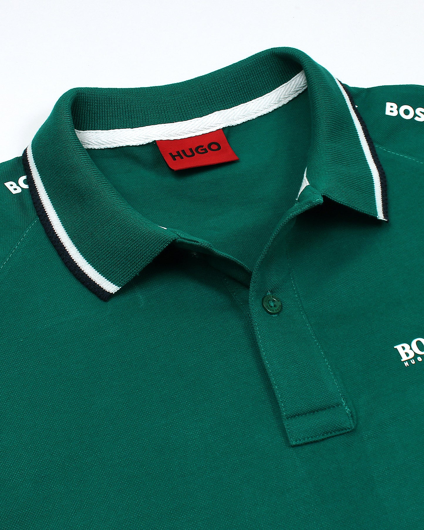 Iconic Bo/ss Designed Polo - Green
