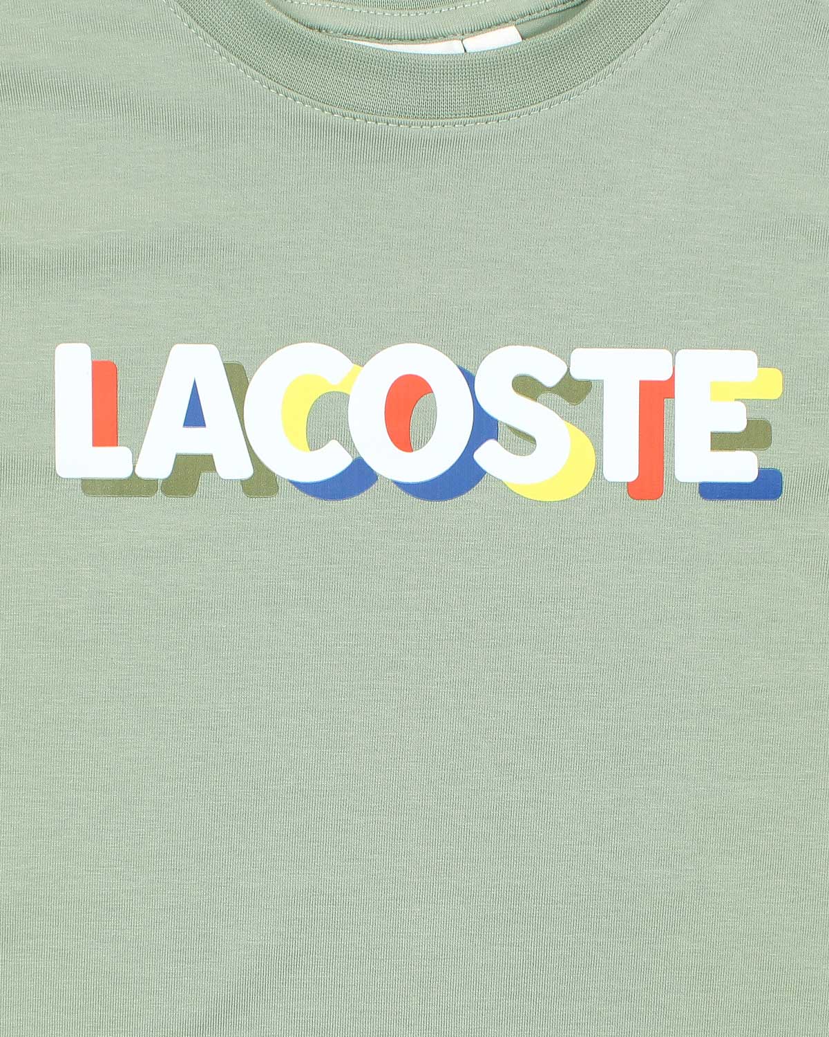 Kids Lac. Multi Logo T Shirt - C Green