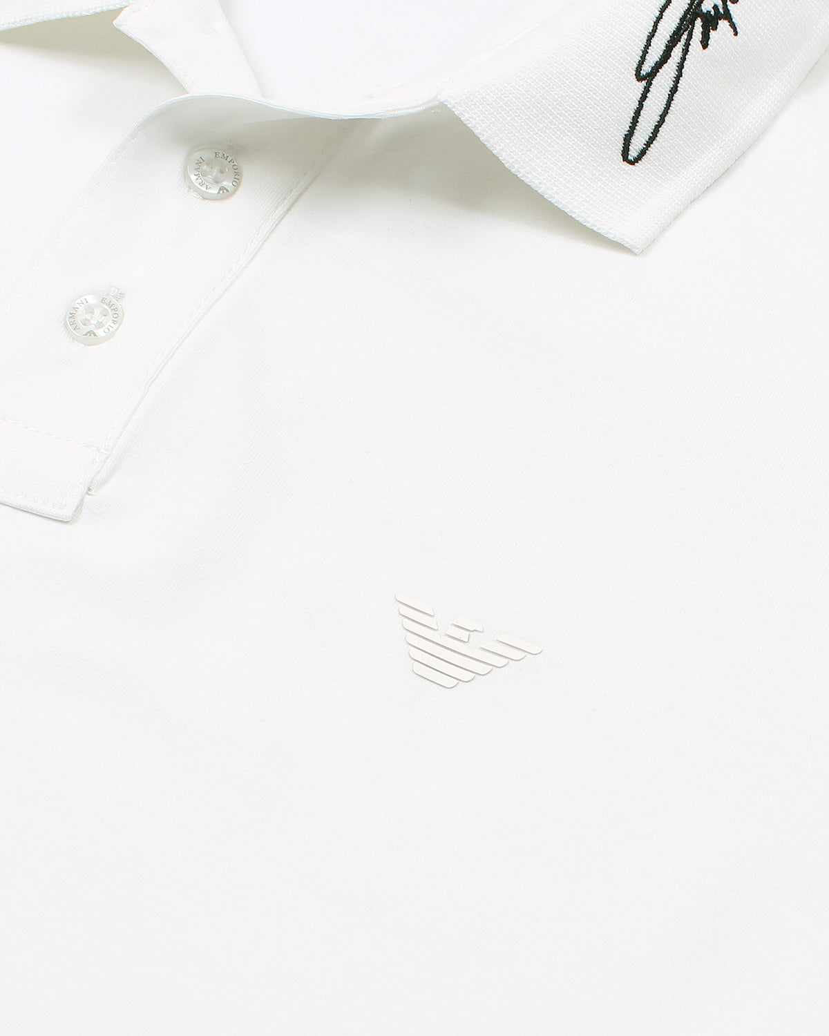 Men's EA. Collar Polo Shirt - White
