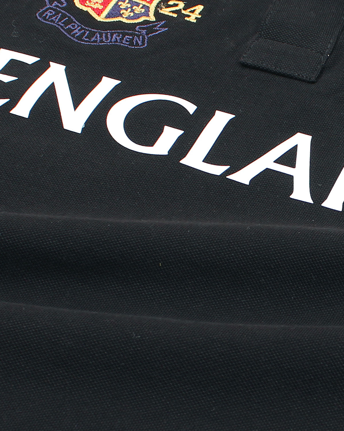 Kids Country Eng. Polo Shirt - Black