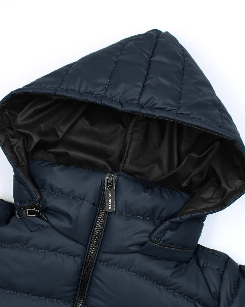 Kids Mon. Puffer Hooded Jacket - Navy Blue