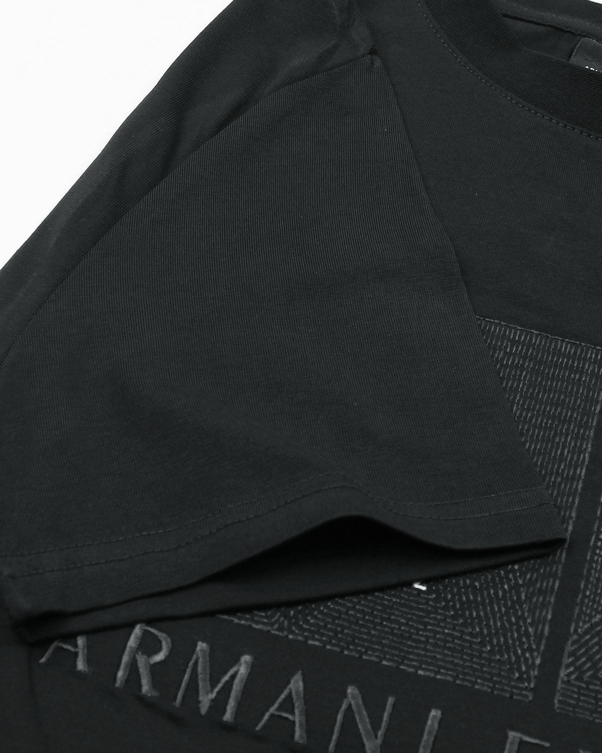 Men's A.X Emb. T Shirt - Black