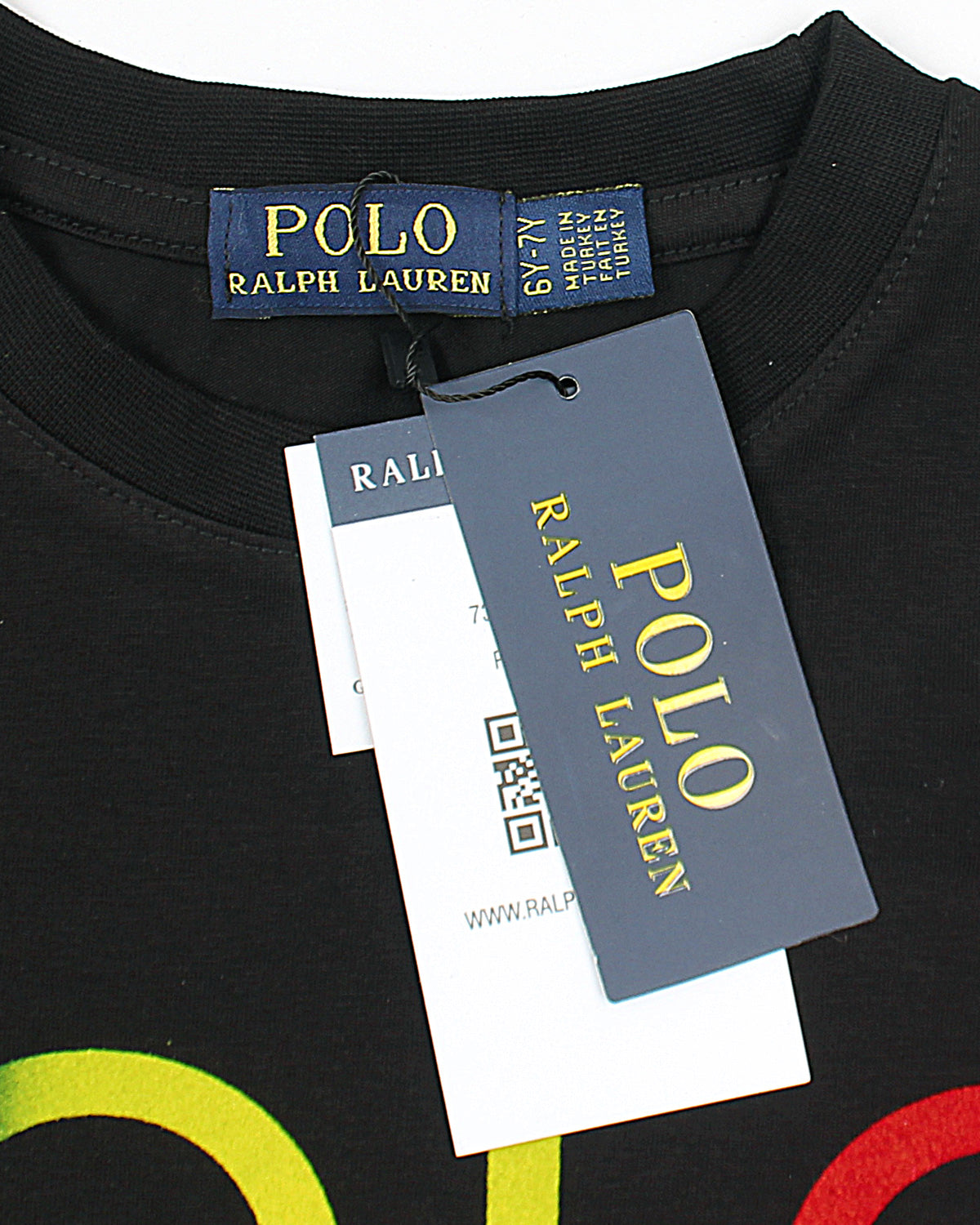 Exlusive Kids Polo Multi Tee - Black