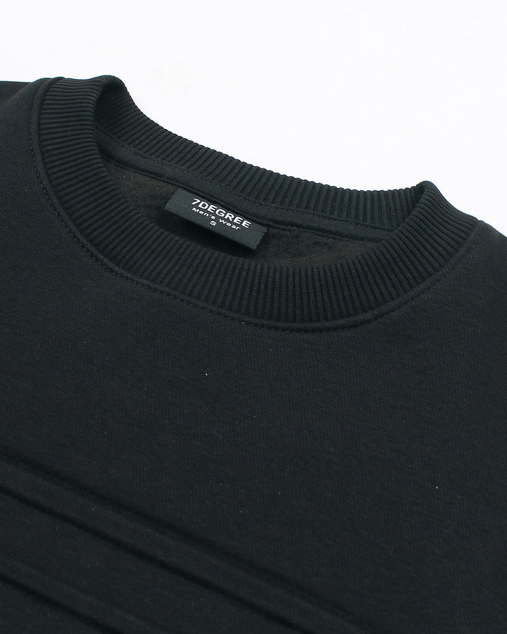 Men's Emb Lac. Sweatshirt - Black