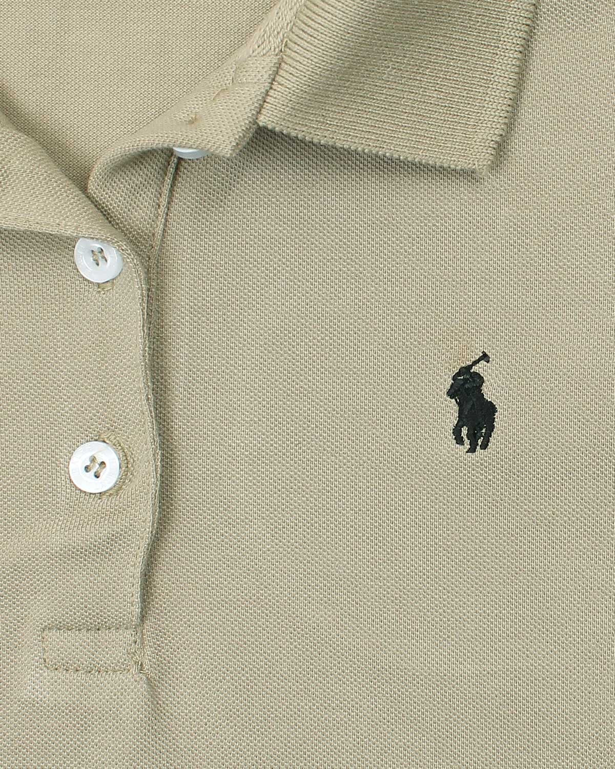 Baby Girl Iconic Polo Dress - Baby Grey