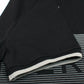 Exclusive HKT Men’s Striped Panel Logo Polo - Black