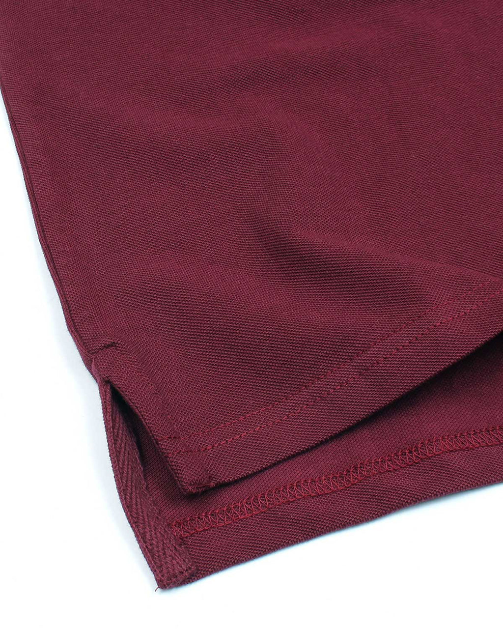 Premium Mesh L/C Men Polo Shirt - Maroon
