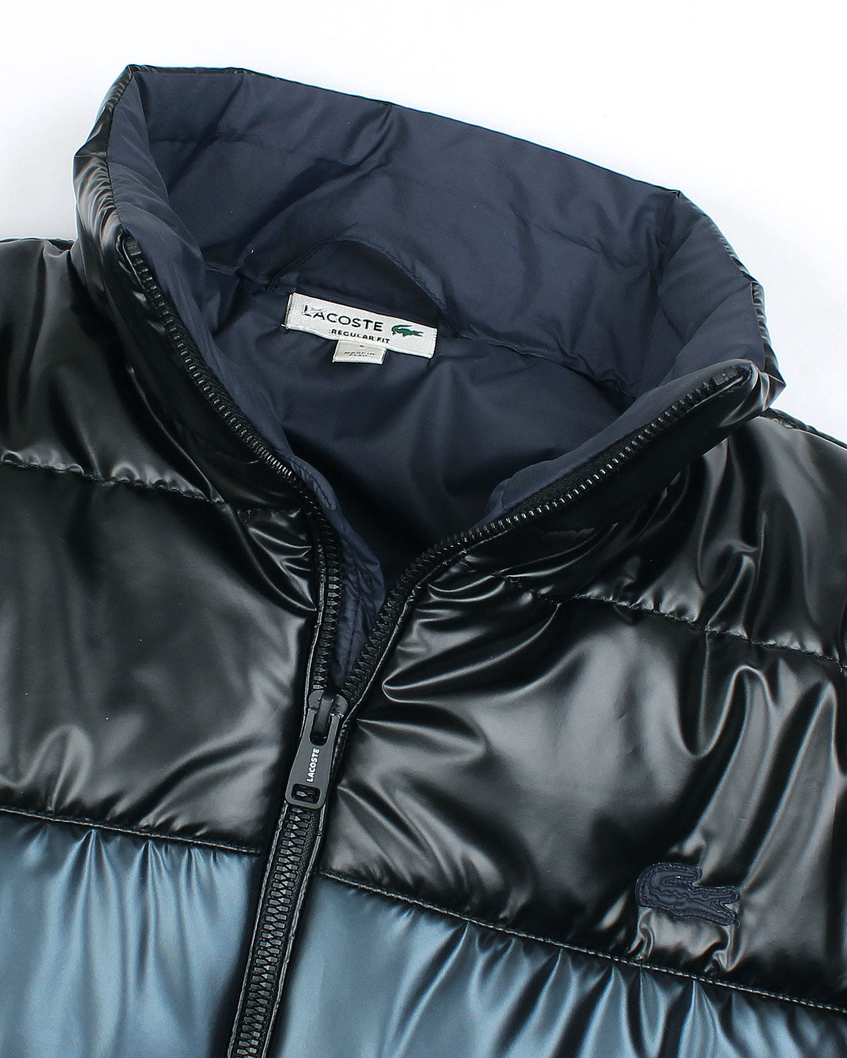 Men's Gossy Contrast Gillet - Black & Blue