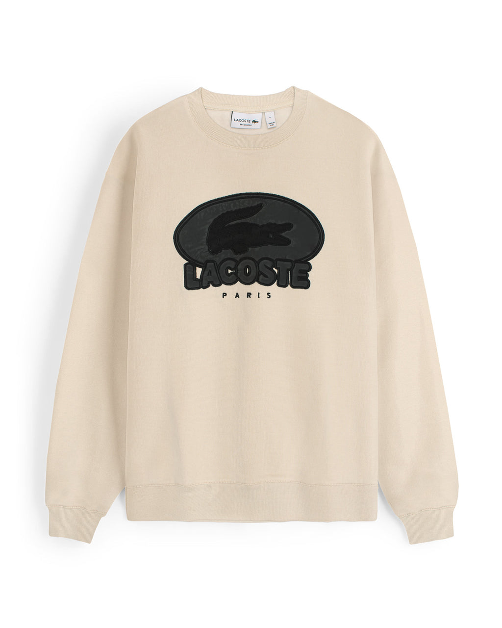 Premium Loc. Leather Men Sweat - Off White