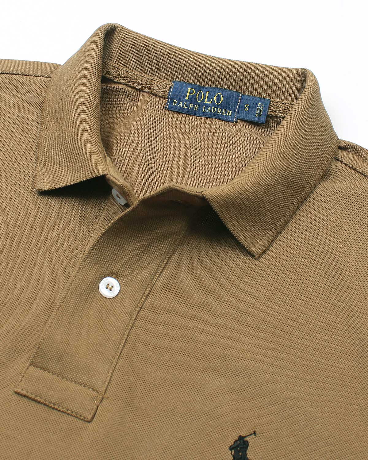 Iconic Mesh Men Polo Shirt - Brown