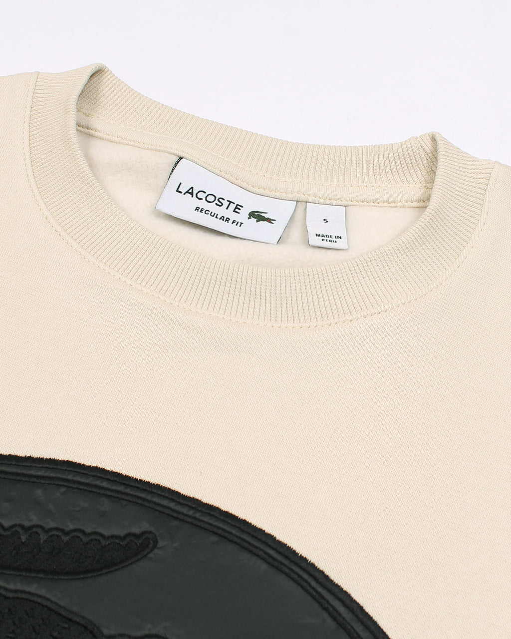 Premium Loc. Leather Men Sweat - Off White