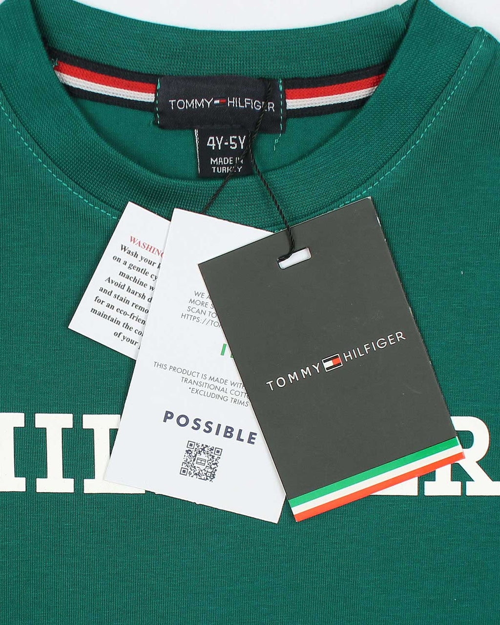 Premium Hilfiger Kids Tracksuit - Green