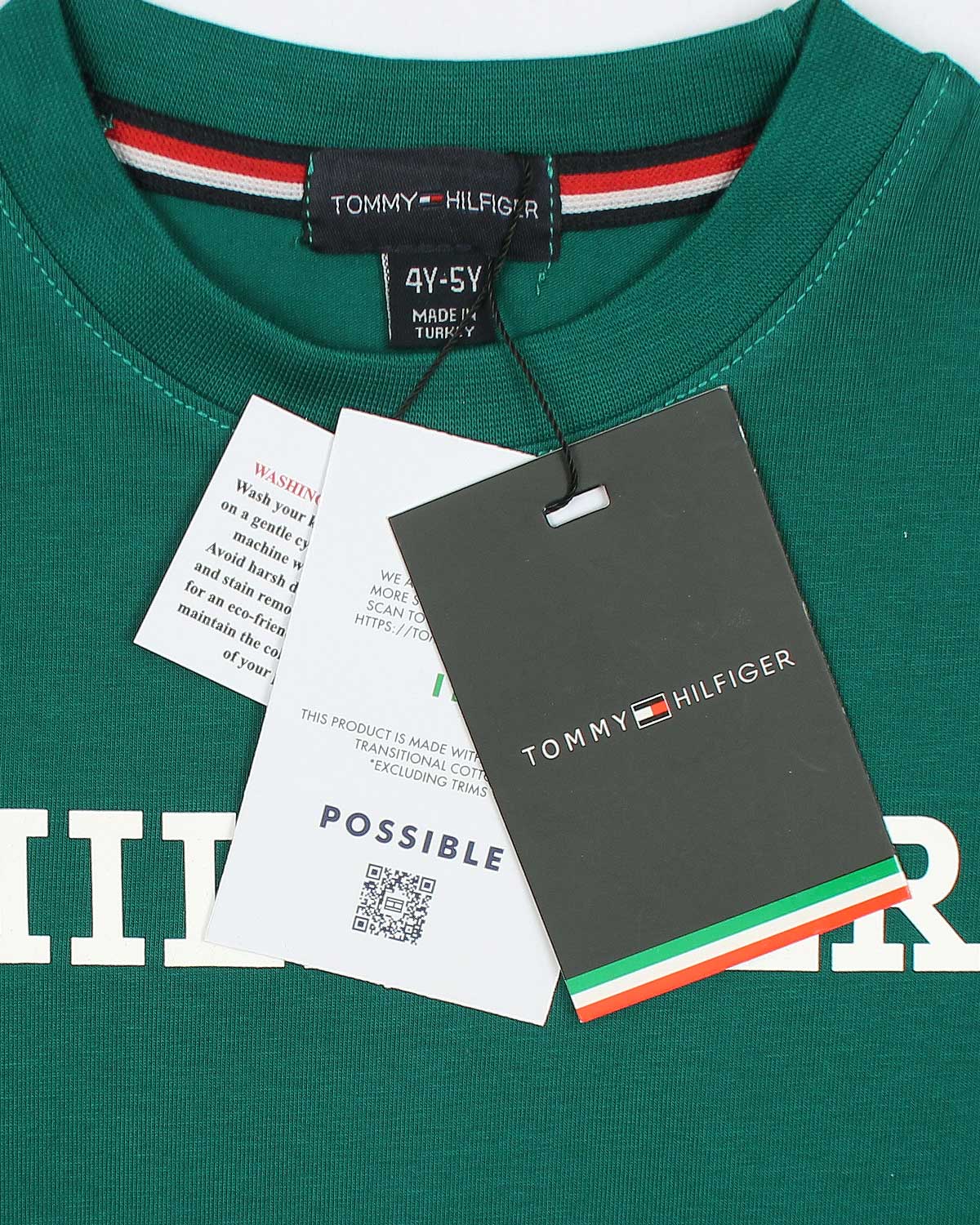 Premium Hilfiger Kids Tracksuit - Green