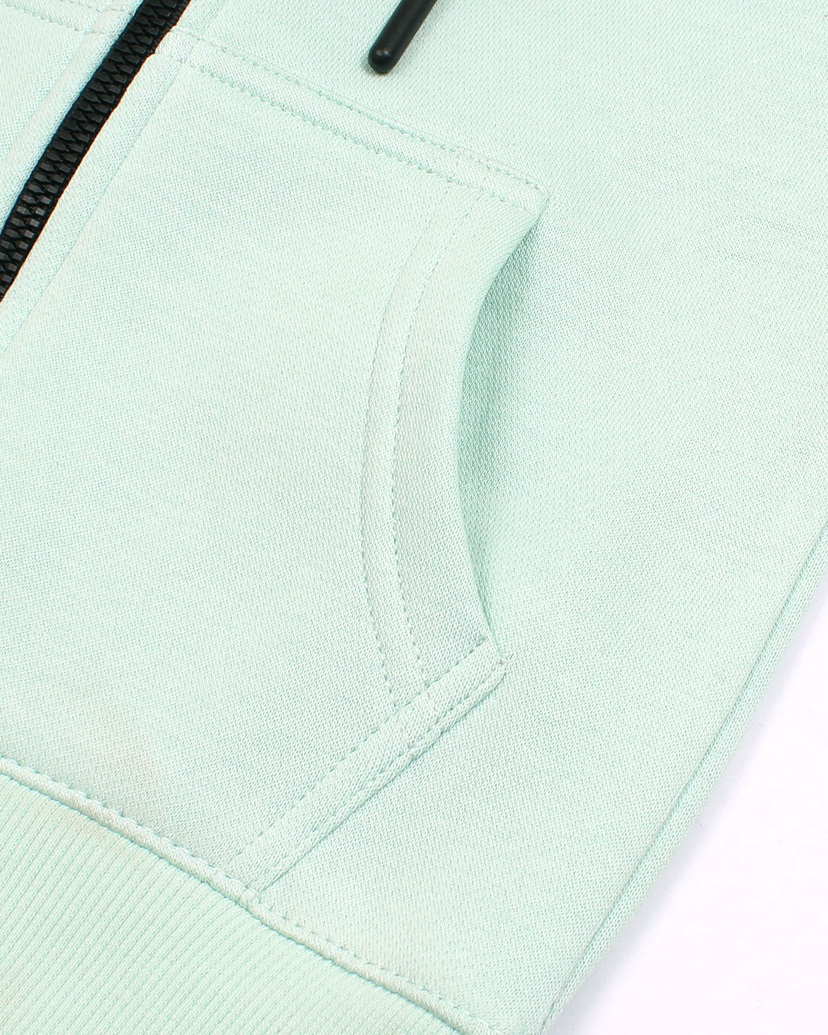 Premium Kids R-L Zip-Up Hoodie – Mint Green