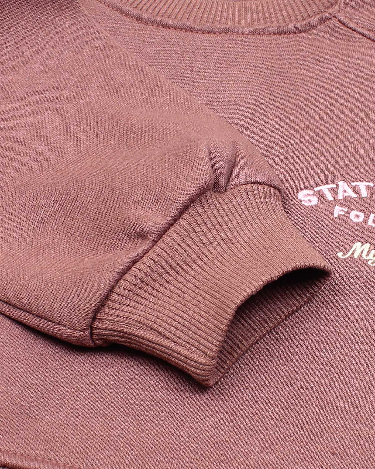 Premium Fleece Kids Tracksuit - Red