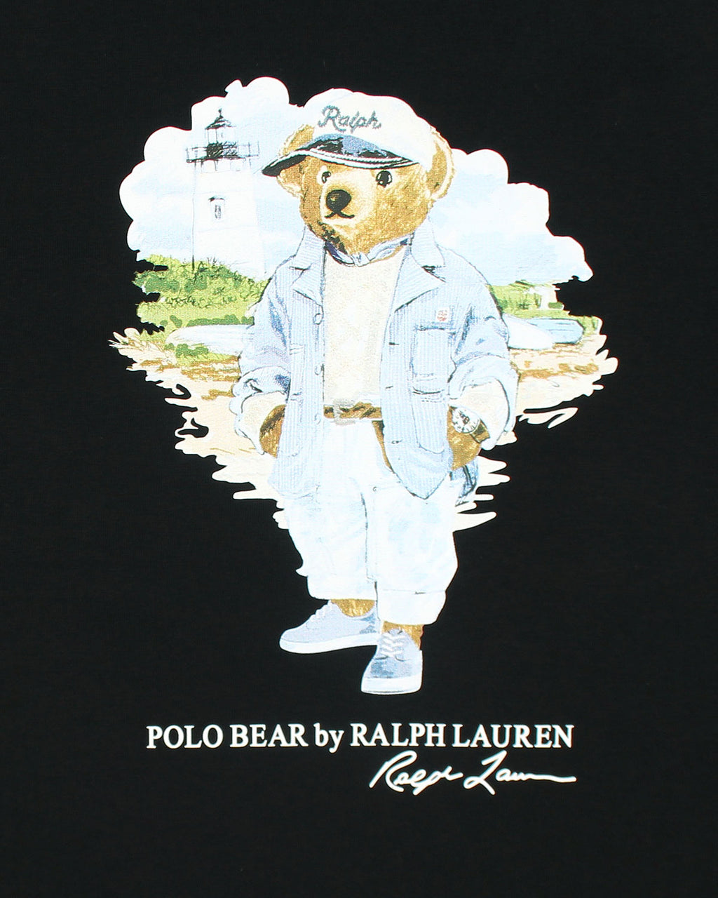 Exclusive R/L Men Bear Tee - Black