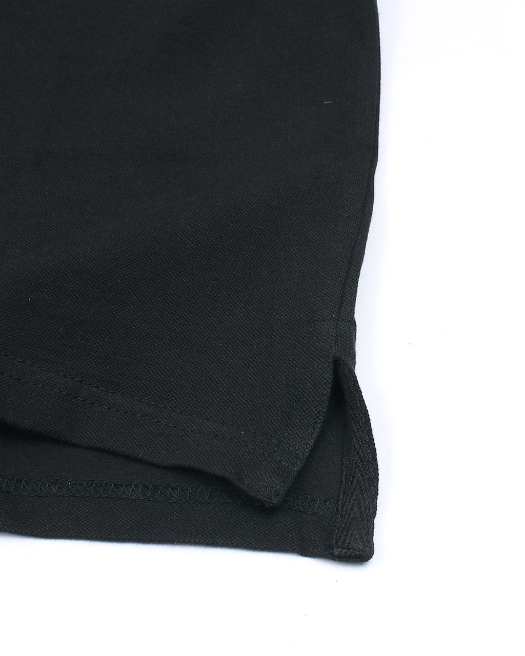 Exclusive HKT Men’s Striped Panel Logo Polo - Black