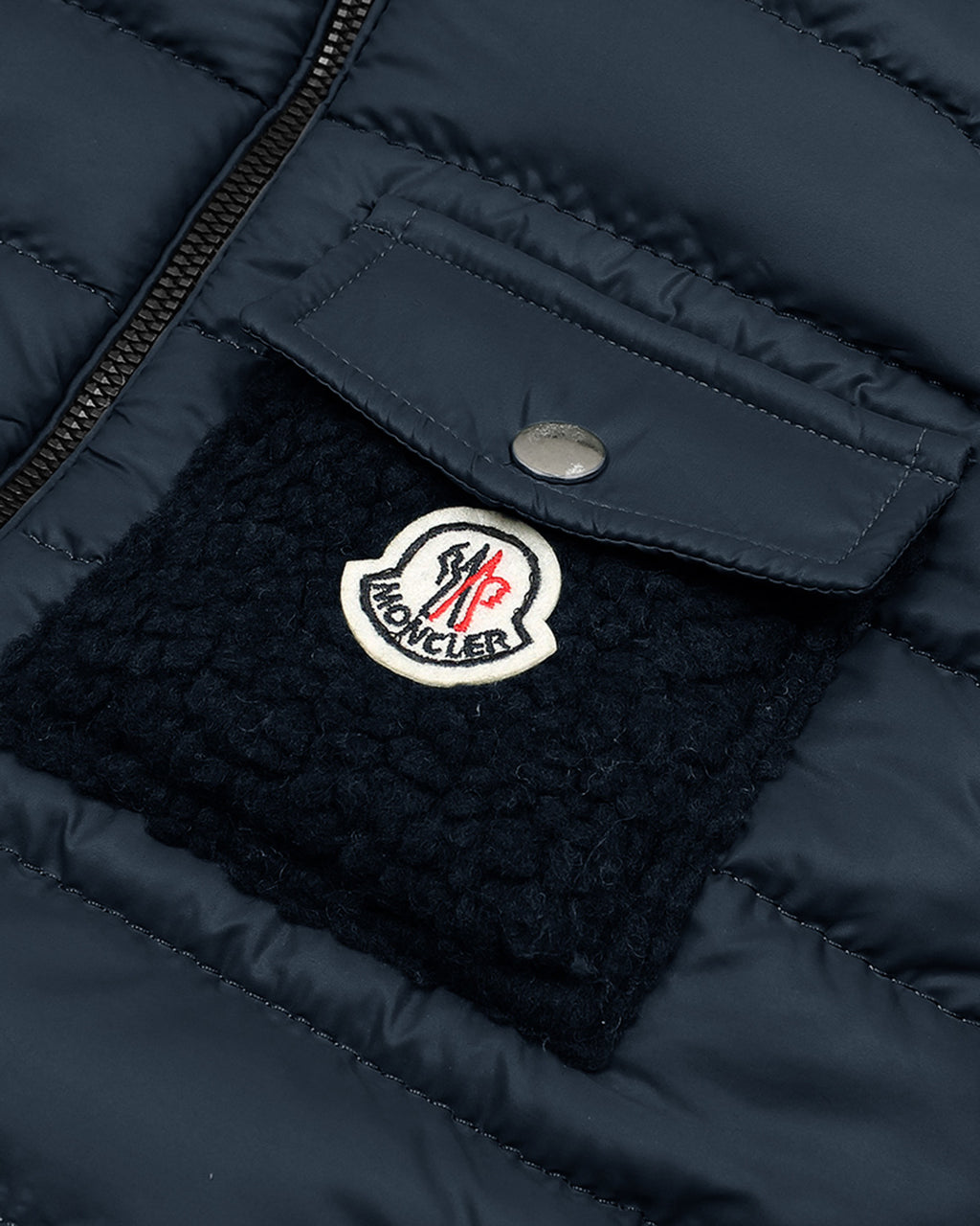 Kids Mon. Puffer Hooded Jacket - Navy Blue