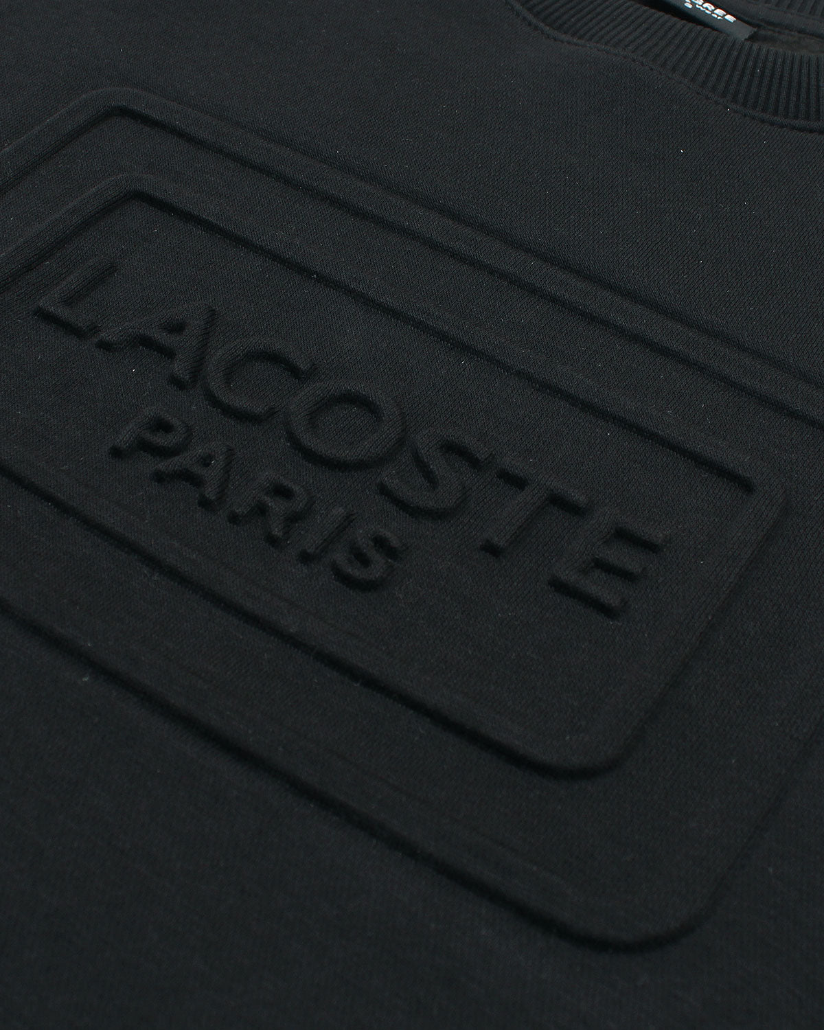 Men's Emb Lac. Sweatshirt - Black