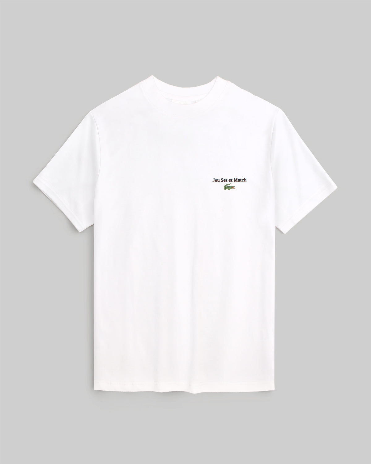 Men's Lac. Jeu Set Oversze T Shirt - White