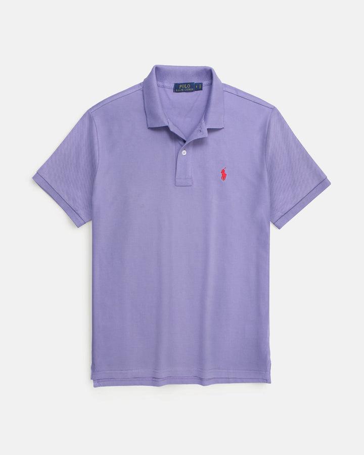 Iconic Mesh Men Polo Shirt - Lilac