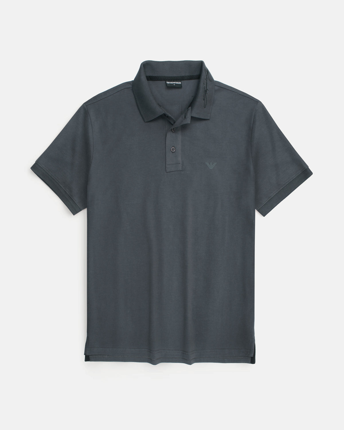 Men's EA. Collar Polo Shirt - Grey
