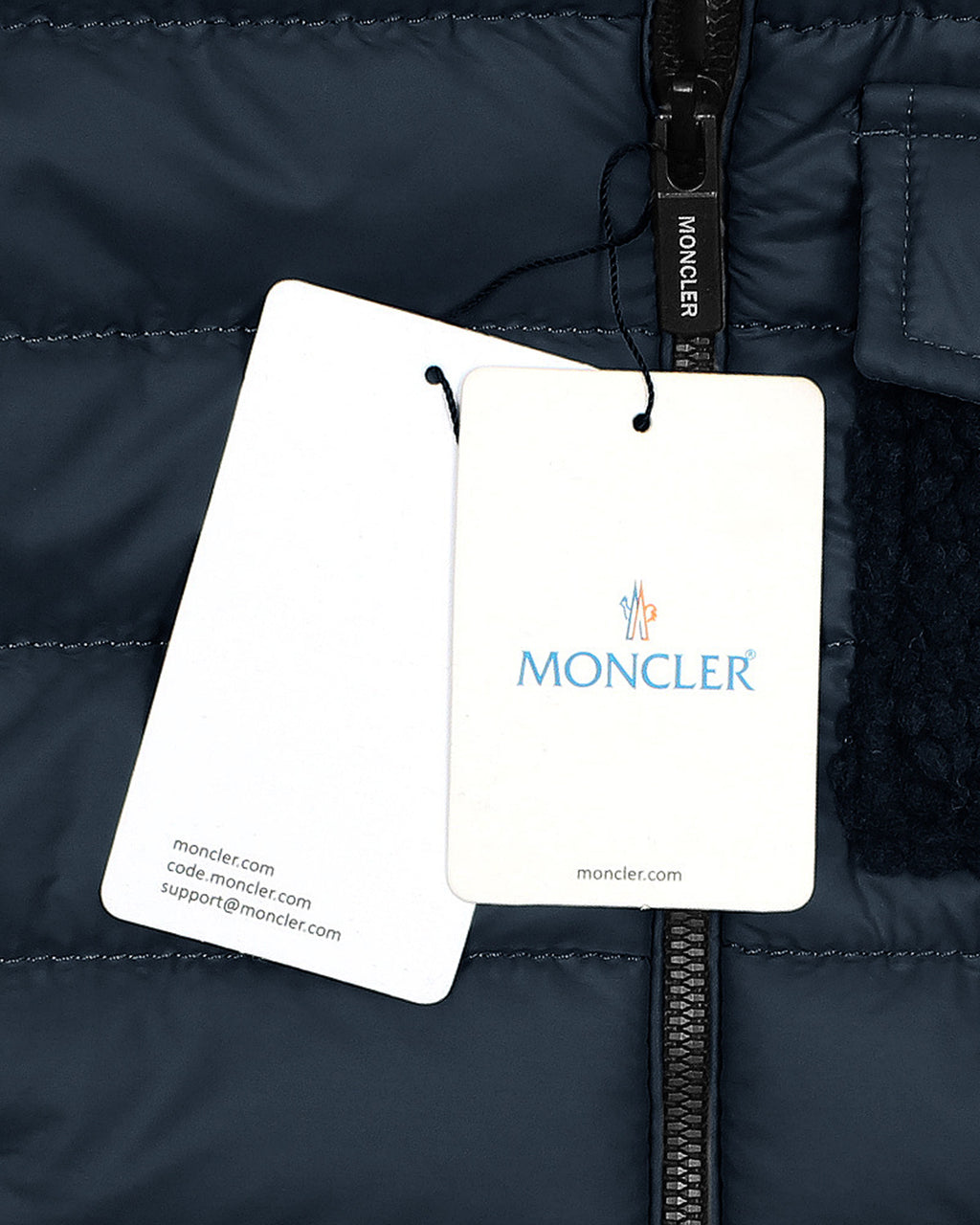 Kids Mon. Puffer Hooded Jacket - Navy Blue