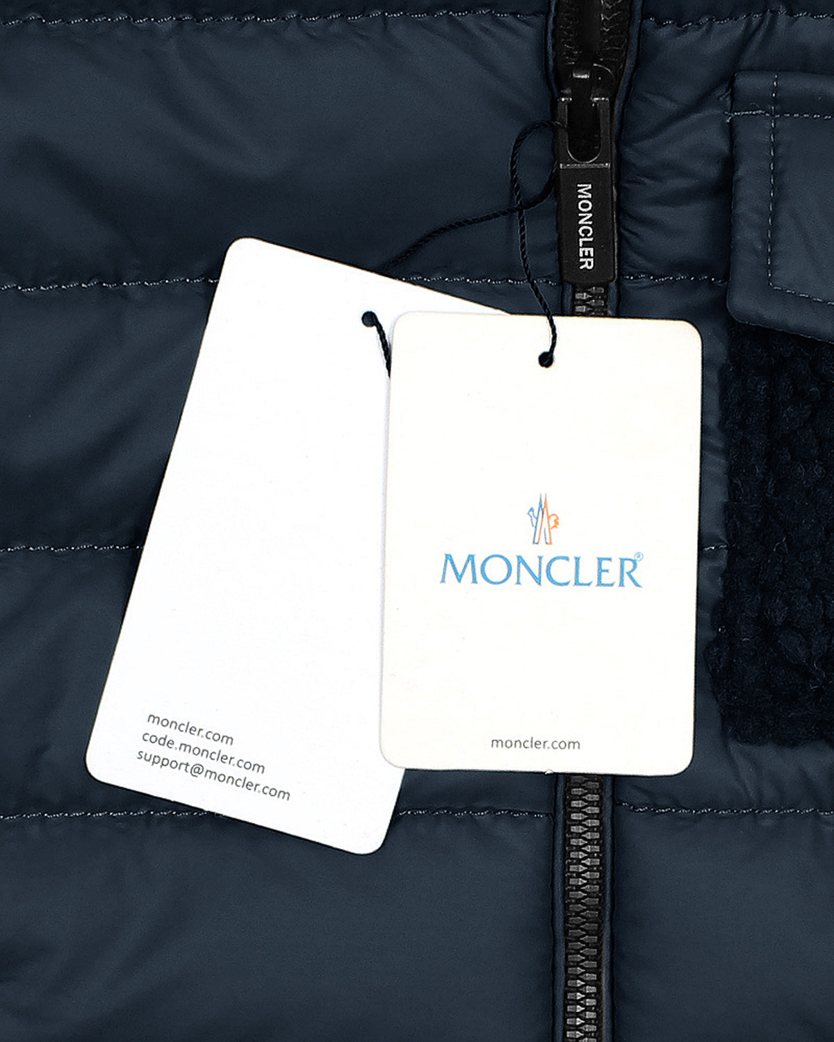 Kids Mon. Puffer Hooded Jacket - Navy Blue