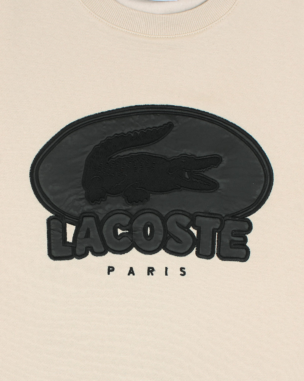 Premium Loc. Leather Men Sweat - Off White