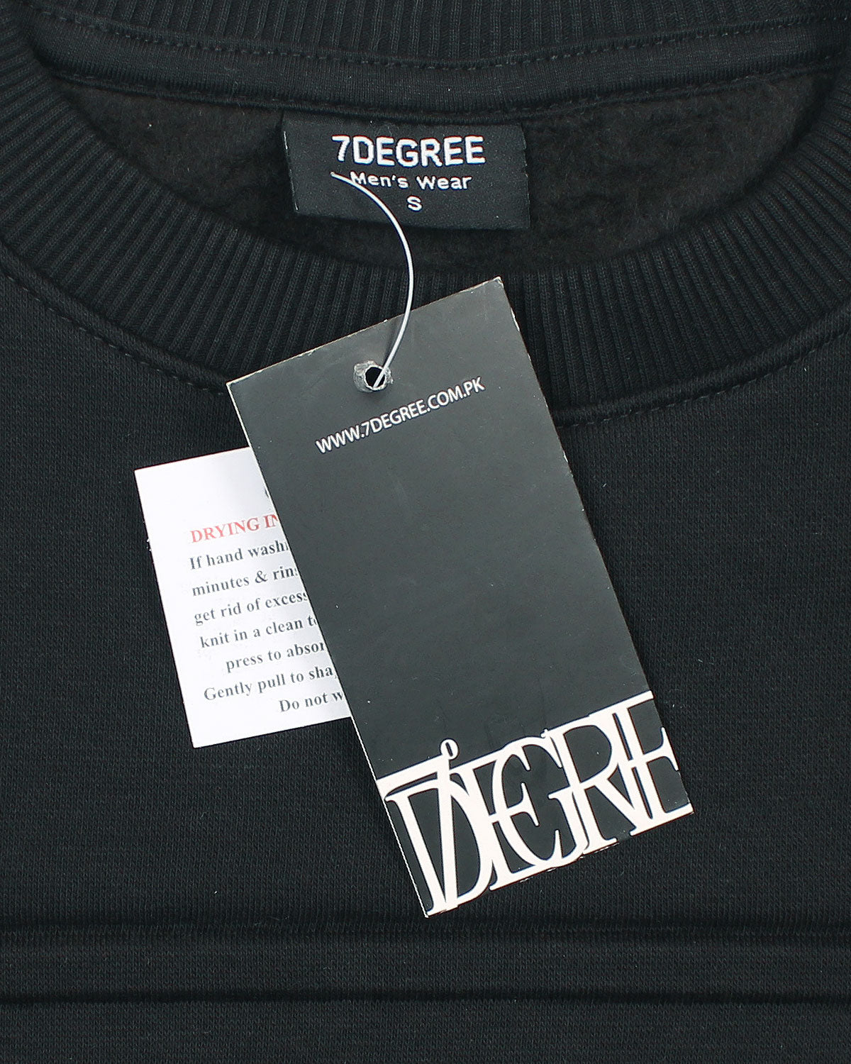 Men's Emb Lac. Sweatshirt - Black