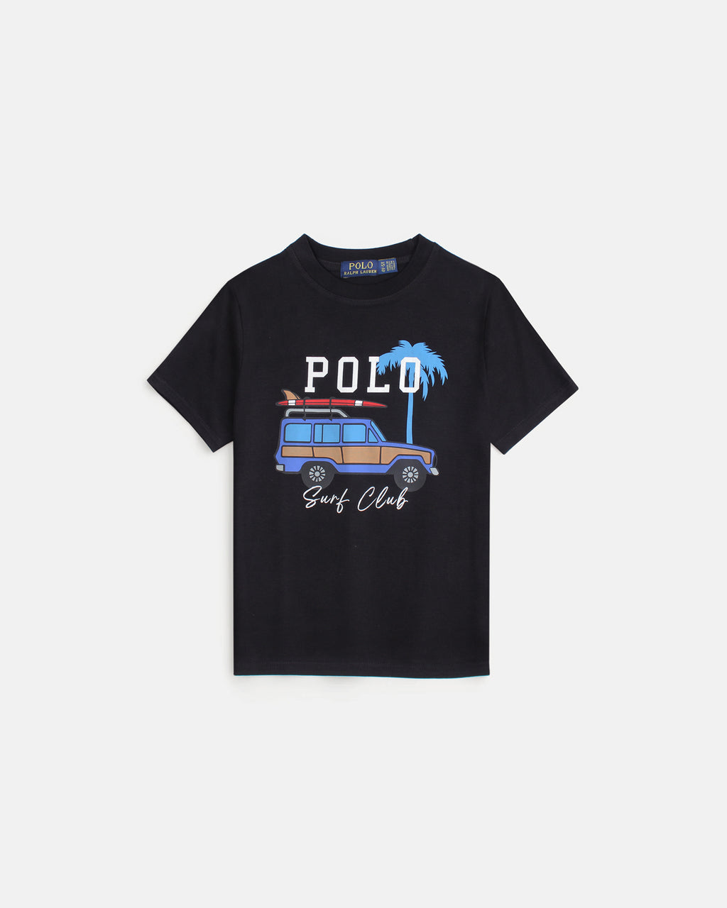 Exclusive Kids Polo Car Tee - Black