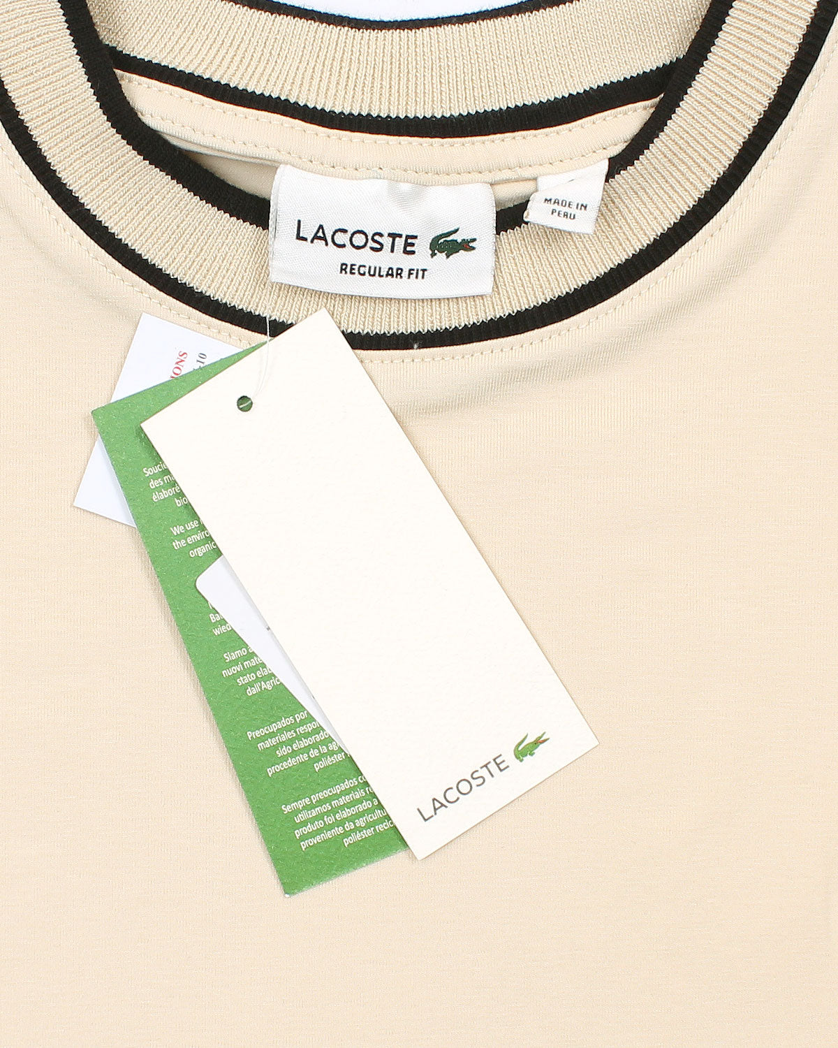 Men's Lac. Minimal Oversize T Shirt - Off White