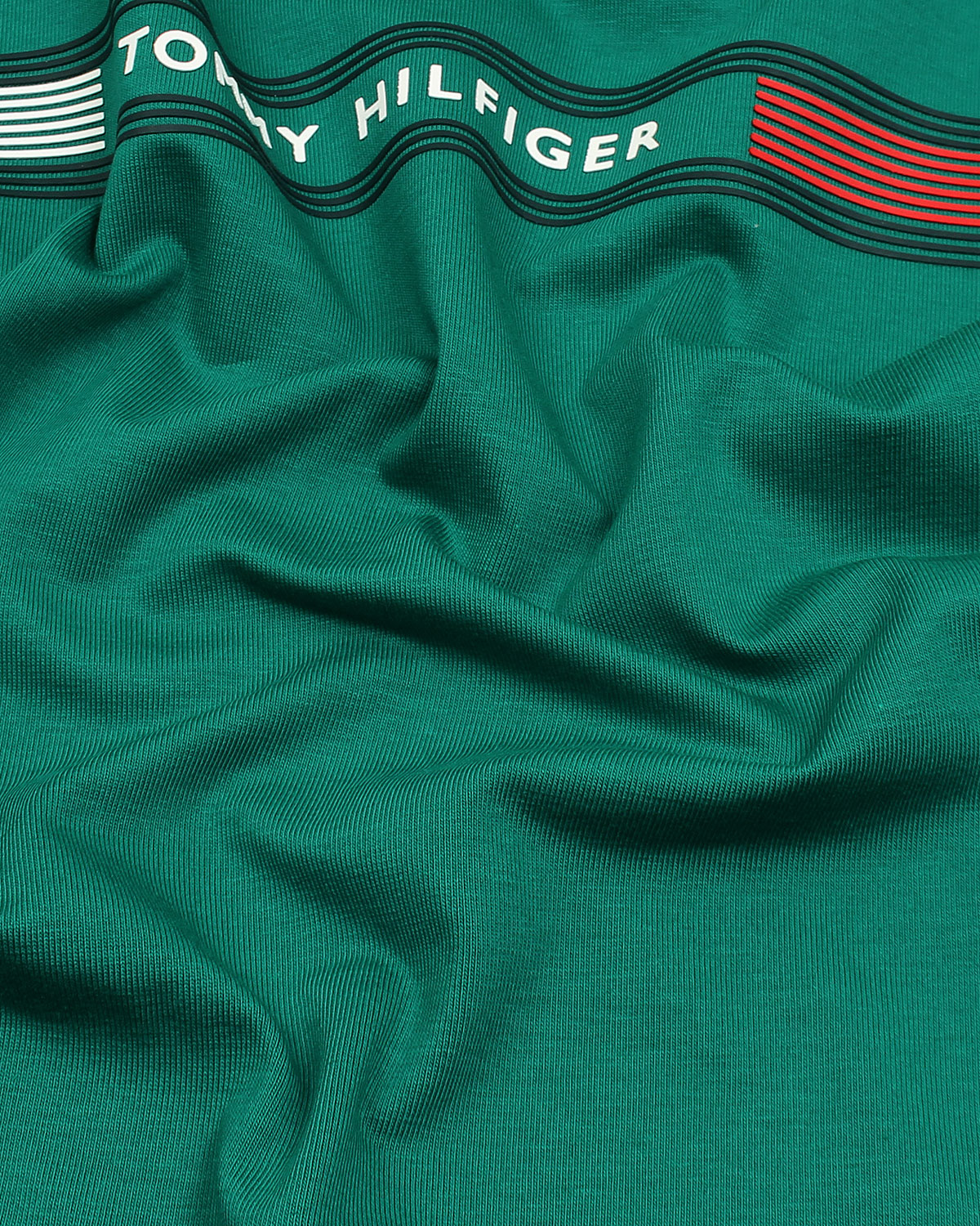 Premium Tommy High Men Tee - Green