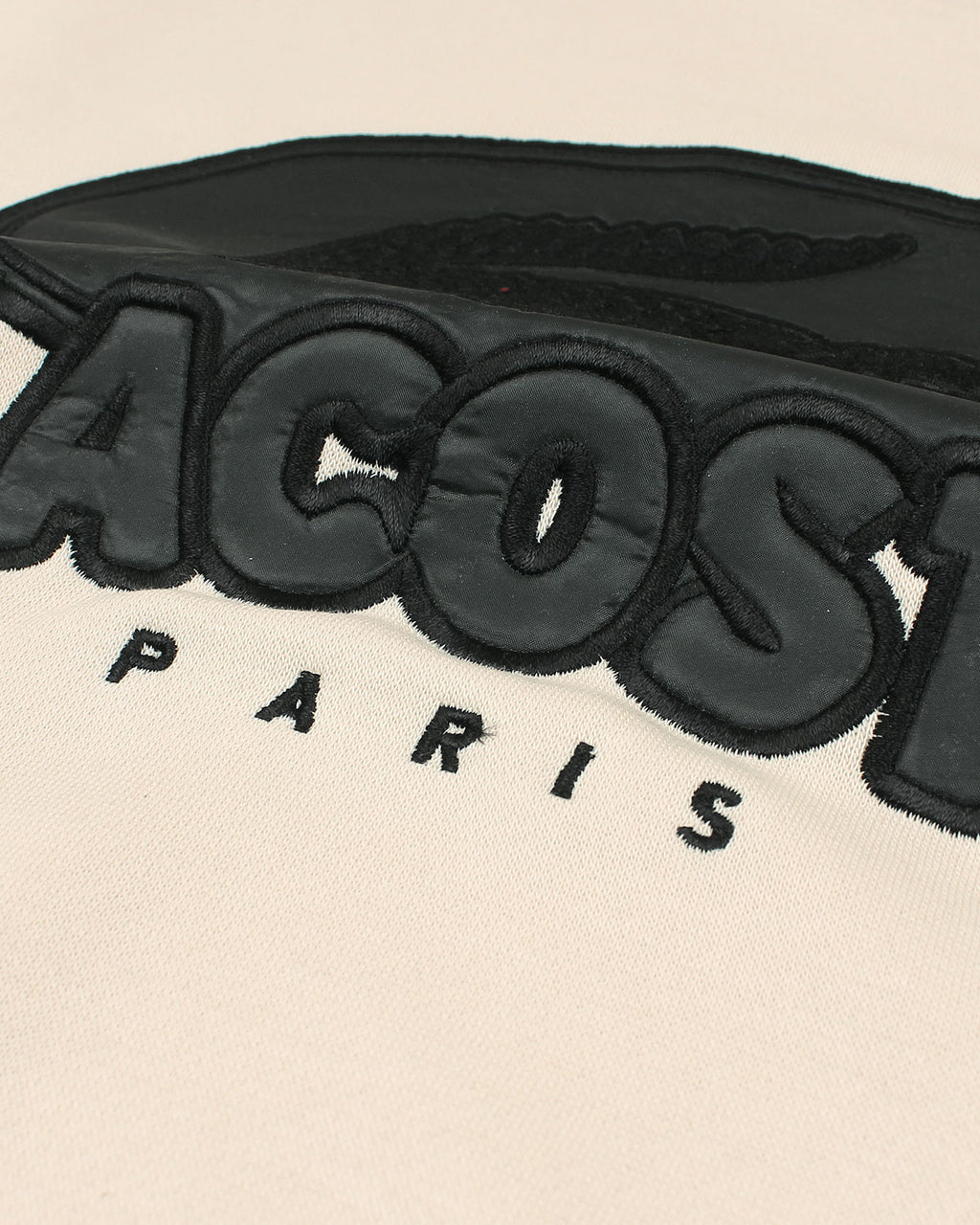 Premium Loc. Leather Men Sweat - Off White