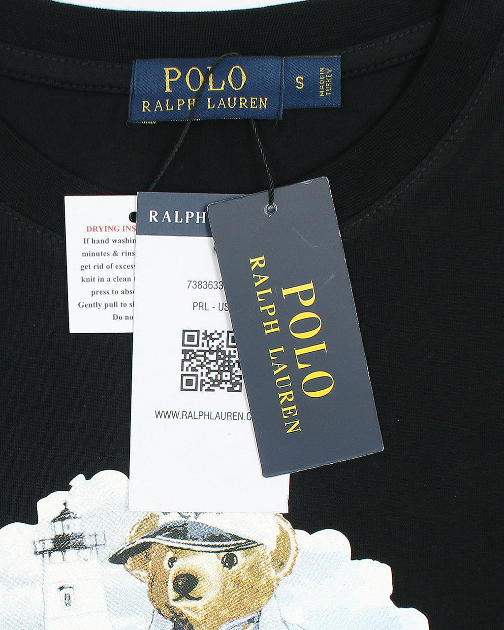 Exclusive R/L Men Bear Tee - Black