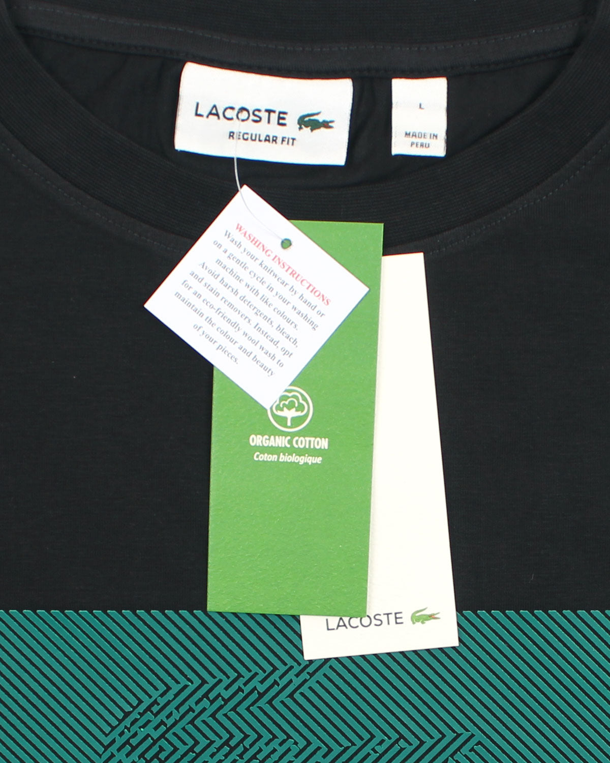 Men's Lac Signature Logo T Shirt - Black