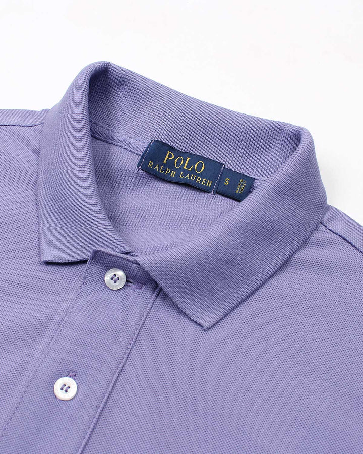 Iconic Mesh Men Polo Shirt - Lilac