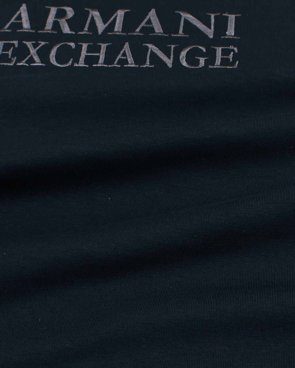 A-X Men's Oversized Logo Embroidered T-Shirt –  Navy Blue