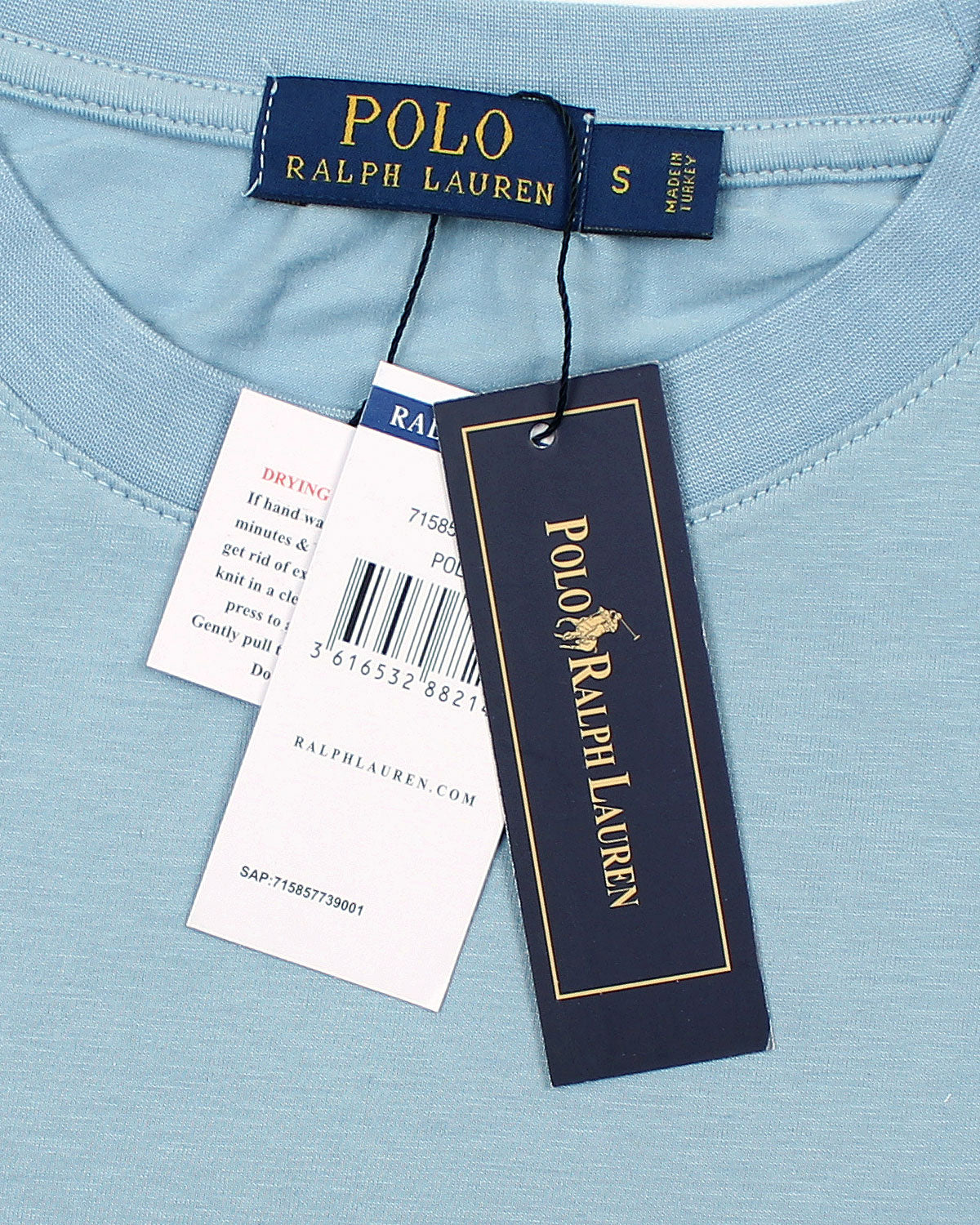 Iconic Basic Pony Modal T Shirt - Sky Blue
