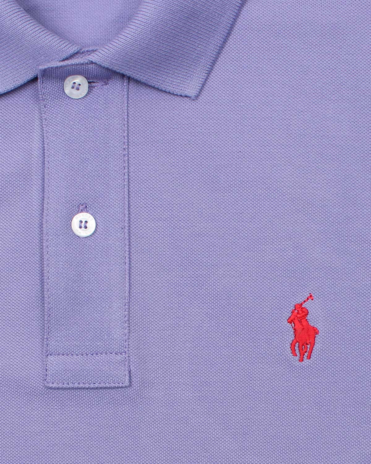 Iconic Mesh Men Polo Shirt - Lilac