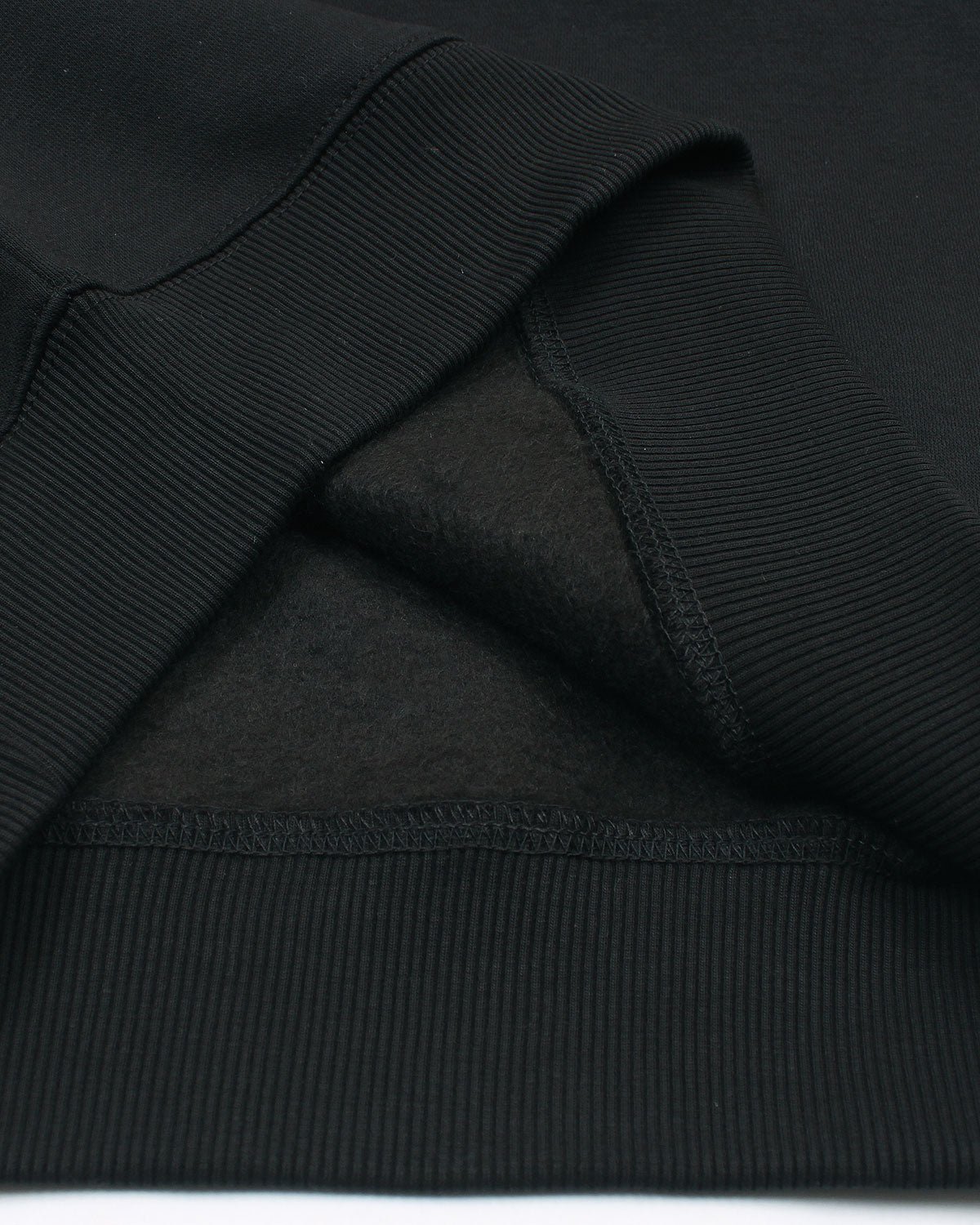 Men's Emb Lac. Sweatshirt - Black