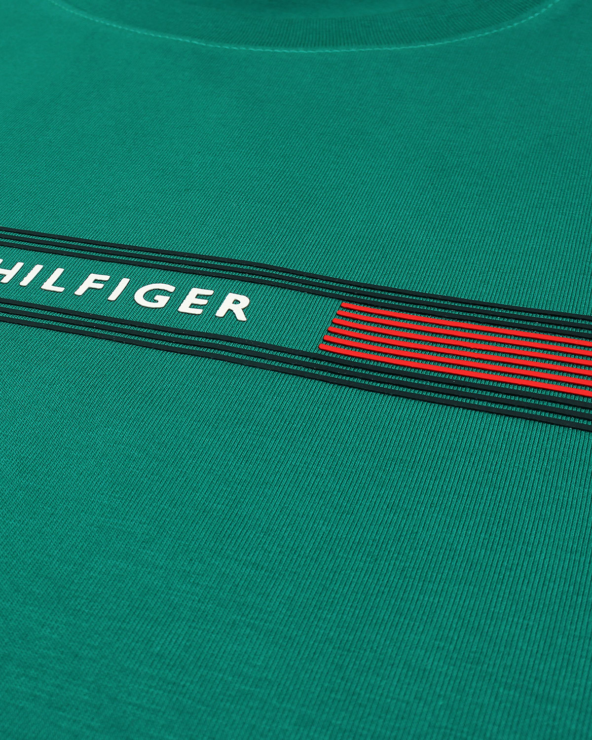 Premium Tommy High Men Tee - Green