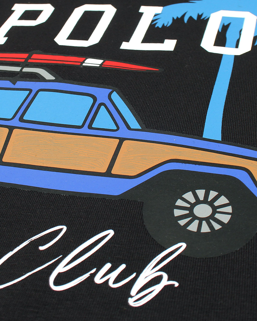 Exclusive Kids Polo Car Tee - Black