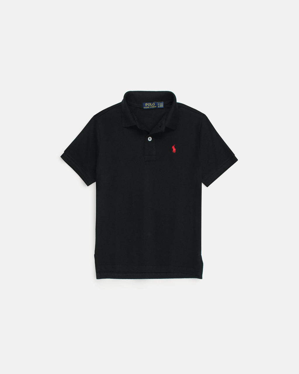 Iconic Kids R/L Basic Polo - Black