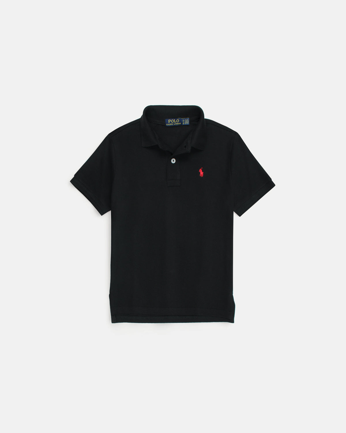 Iconic Kids R/L Basic Polo - Black