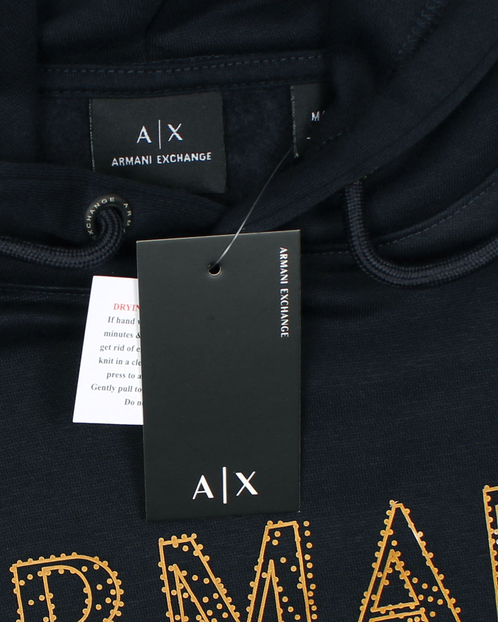 Premium A=X Men's Graphic Hoddie - Navy Blue